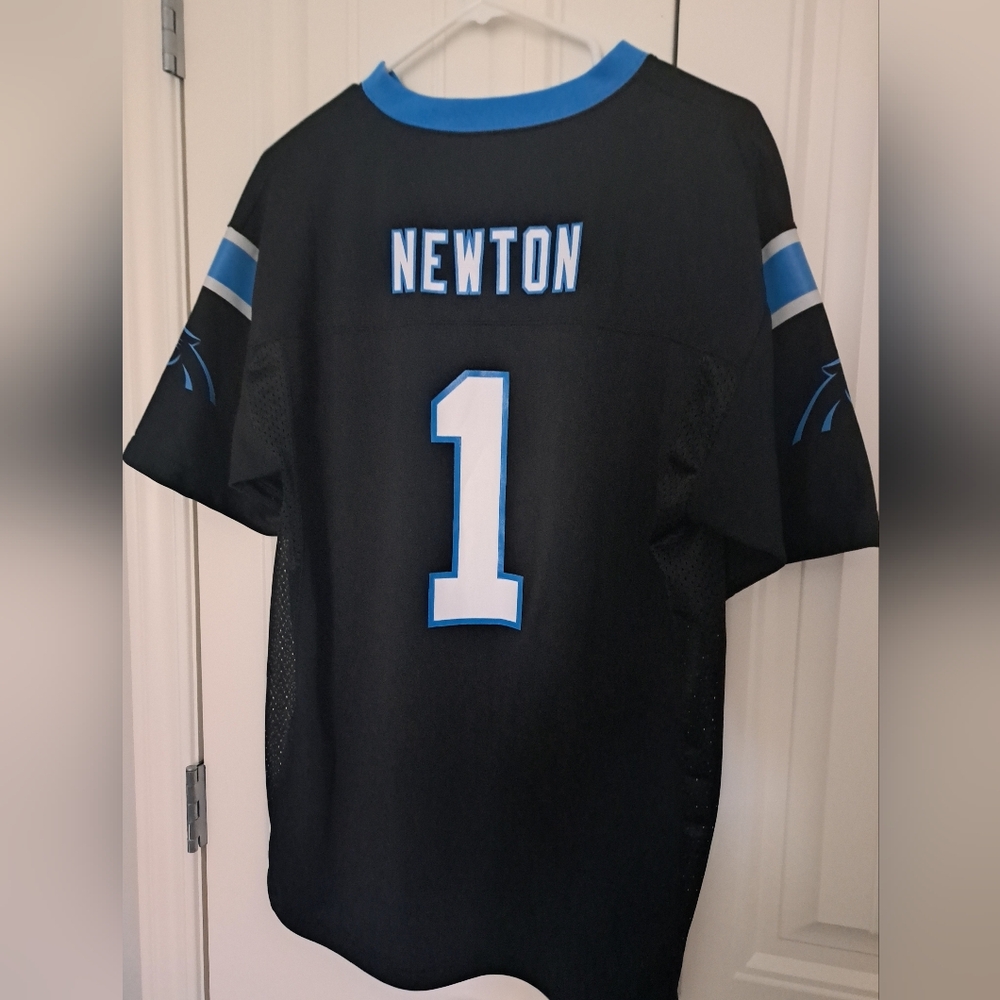 NFL Players Team Apparel NEWTON 1 Carolina Panthers Cam Newton JERSEY YOUTH  XL